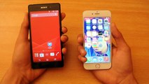 iPhone 6 iOS 8.1.1 vs Sony Xperia Z2 Android 4.4.4 Which is Faster?