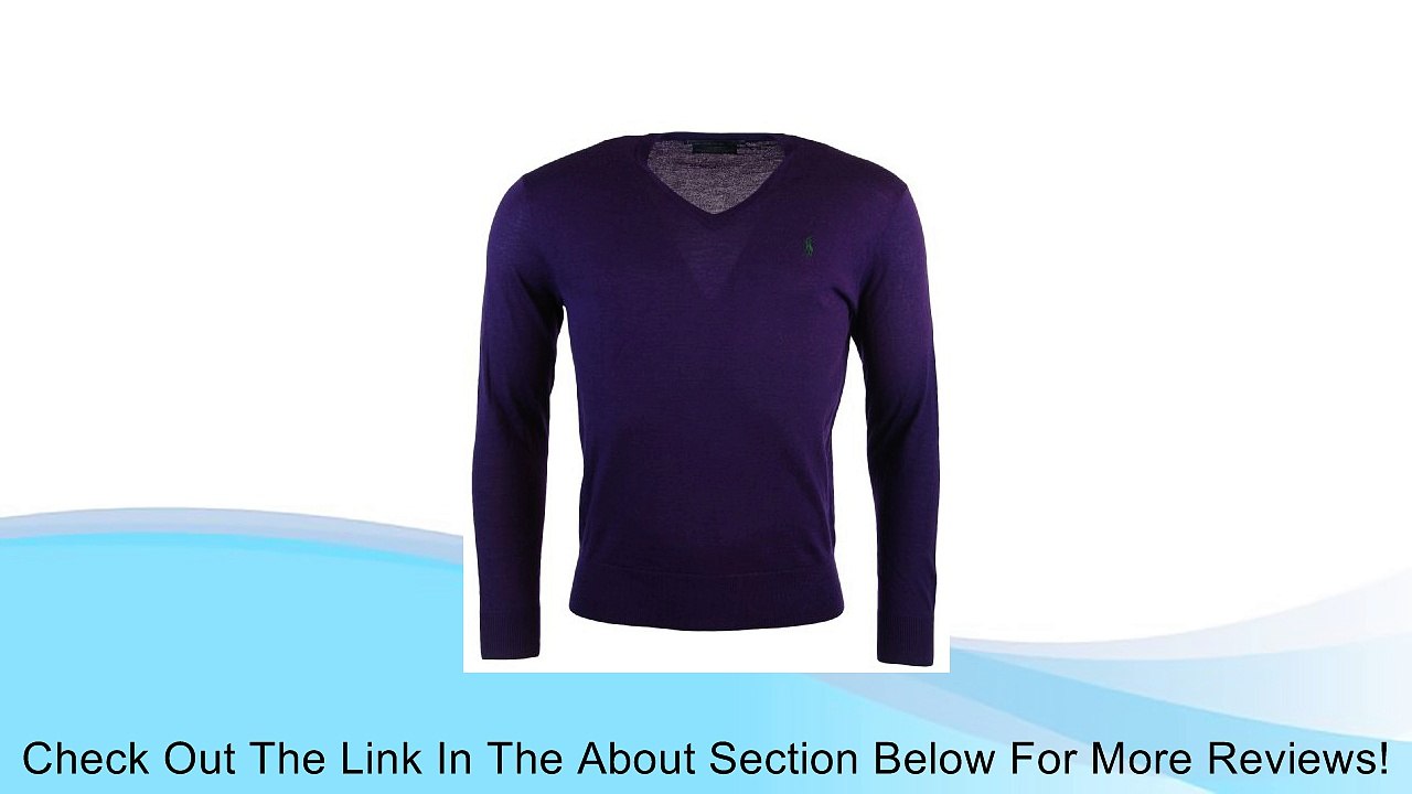 Polo Ralph Lauren Men's Custom Fit Merino Wool V-Neck Sweater Review