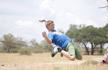 Slacklining in the Bush