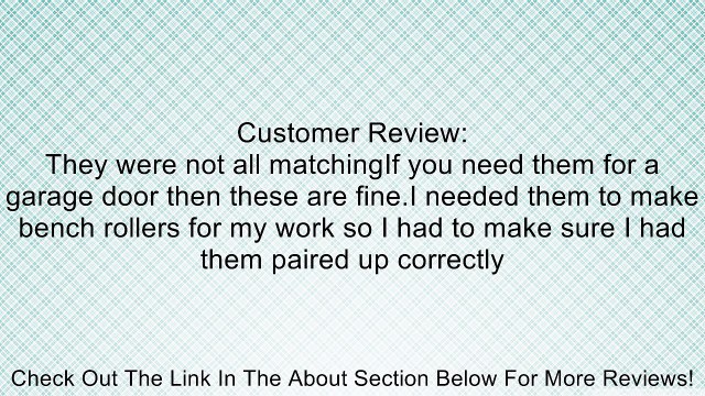 Garage Door Rollers. Steel Rollers 12 Pack Review