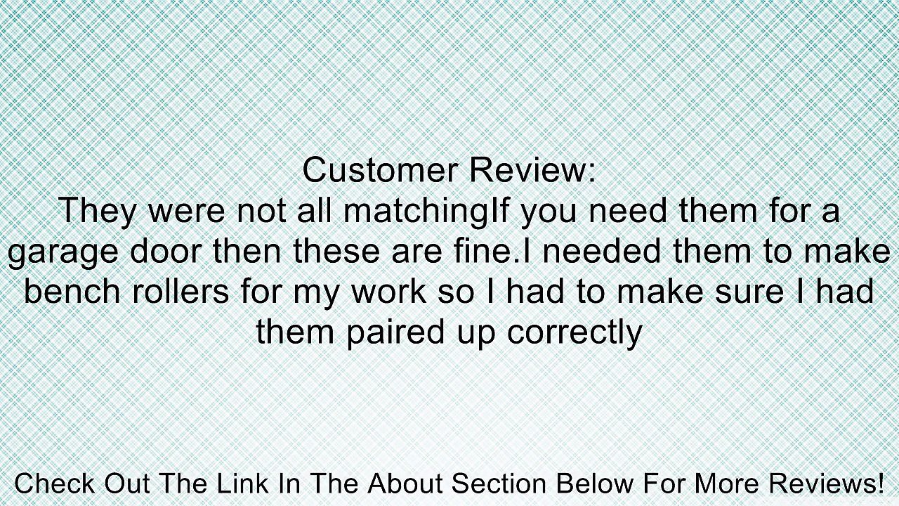 Garage Door Rollers. Steel Rollers 12 Pack Review