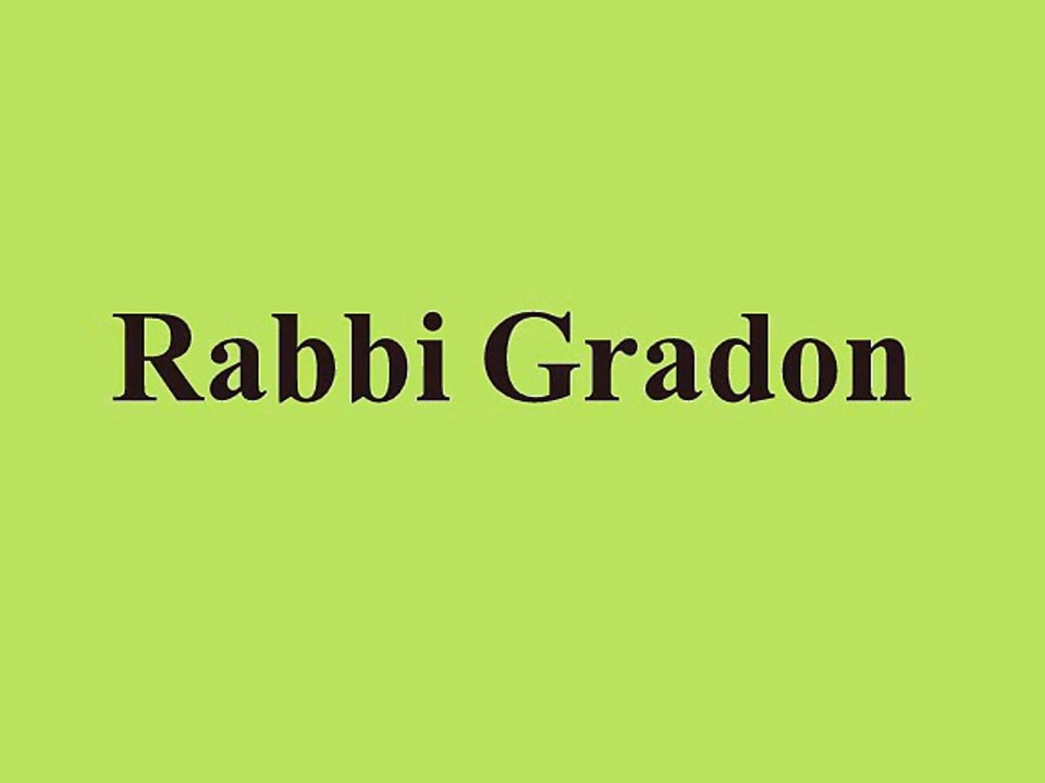 Gradon | Rabbi Baruch | Gradon
