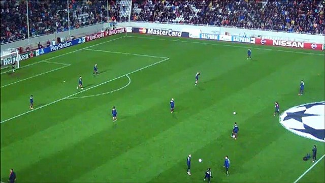 ΑΠΟΕΛ-Μπαρτσελόνα-προθέρμανση Μπαρτσελόνα (2)