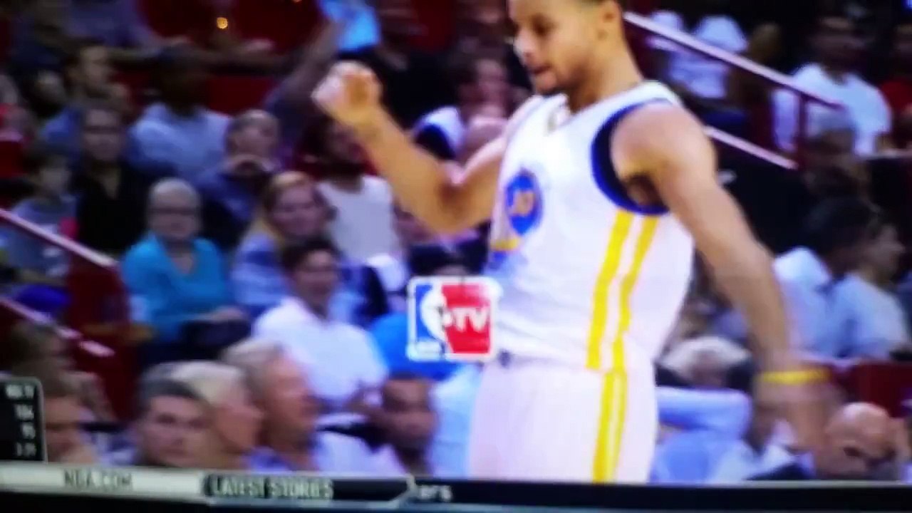 Steph Curry Celebration Fail Slow Mo