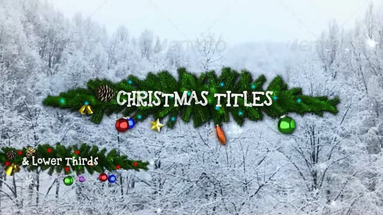 Xmas Titles Videohive After Effects Template 2015 New Year