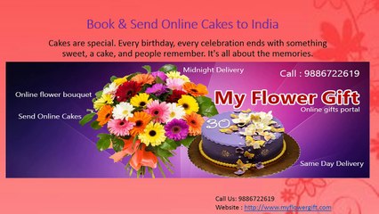 Order Online cakes Delivery to India - Myflowergift