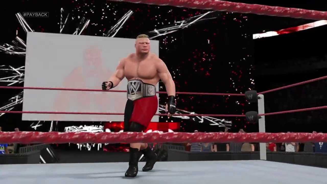 WWE 2K15 sur PS4 : Entrée de Brock Lesnar