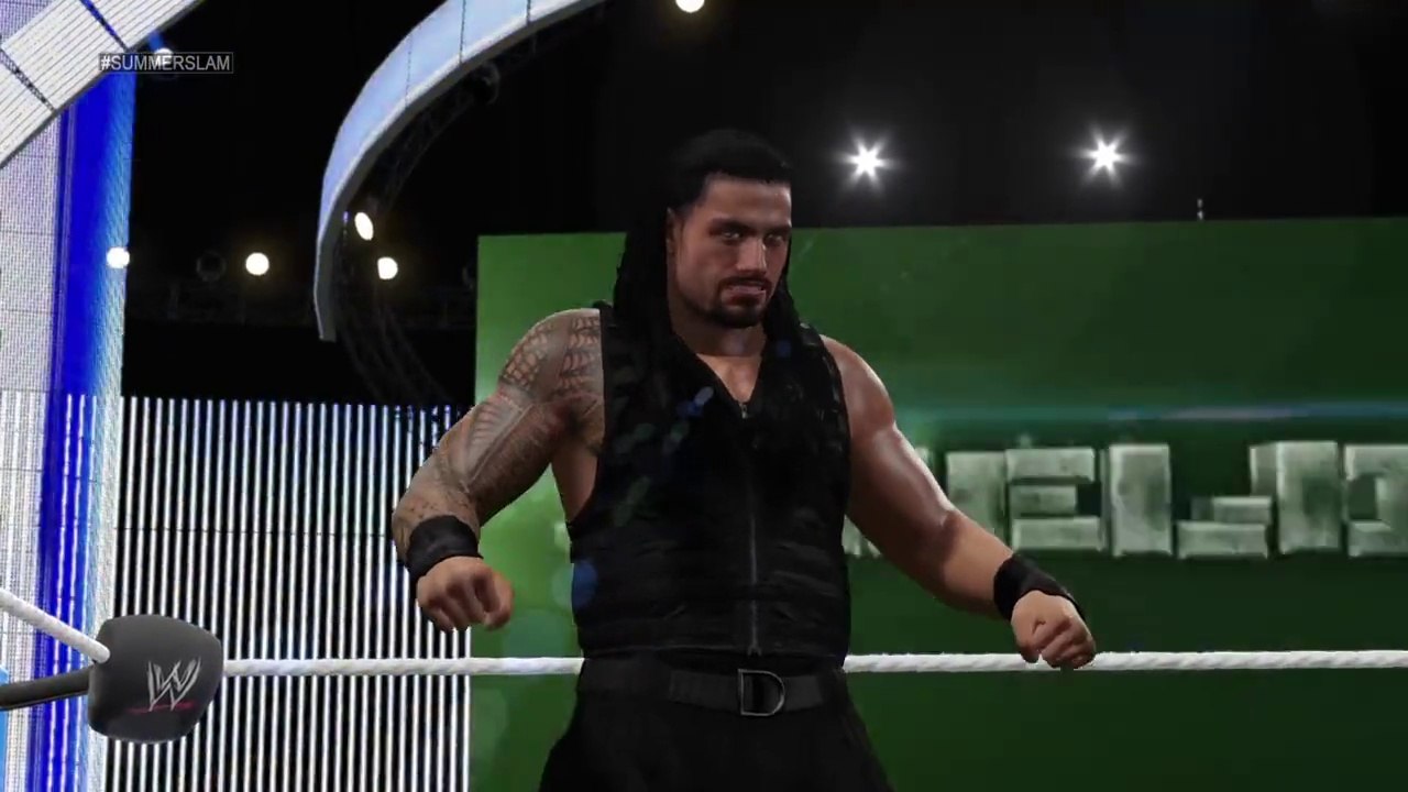 WWE 2K15 sur PS4 : Entrée de Roman Reigns