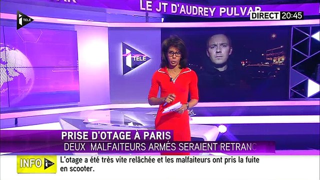 Le reporter d'i-TELE démenti en direct par Audrey Pulvar