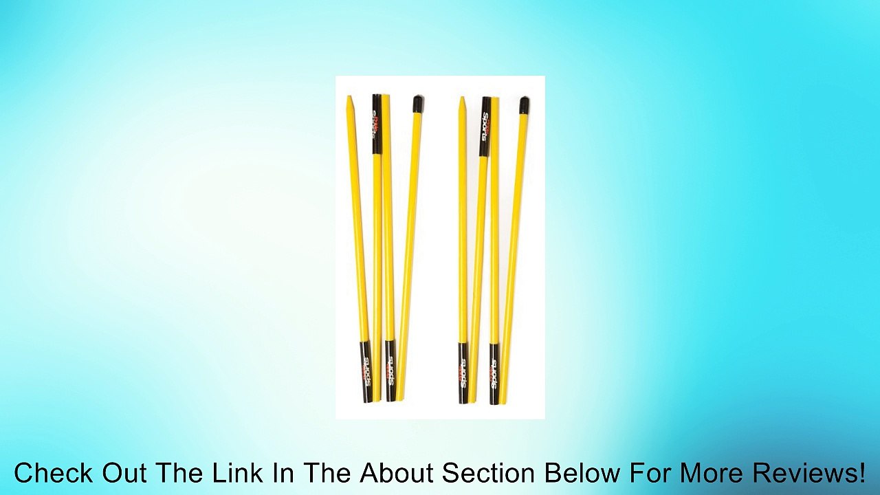 PrideSports Golf Alignment Stick (Set of 2), Yellow Review