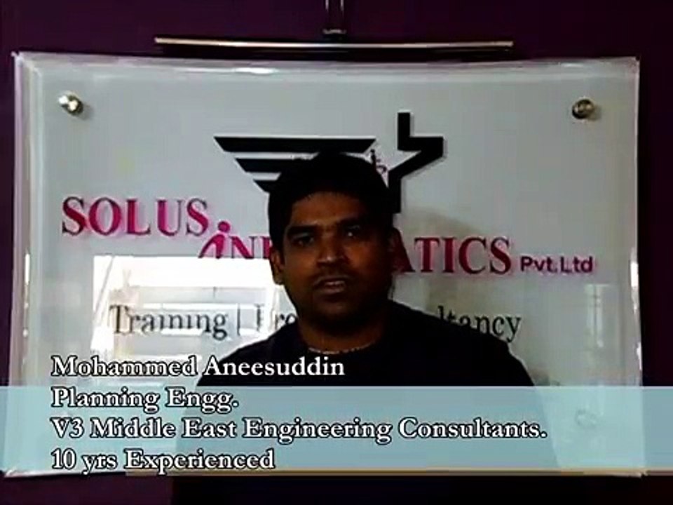 Solus Informatics - PMP Training In Hyderabad