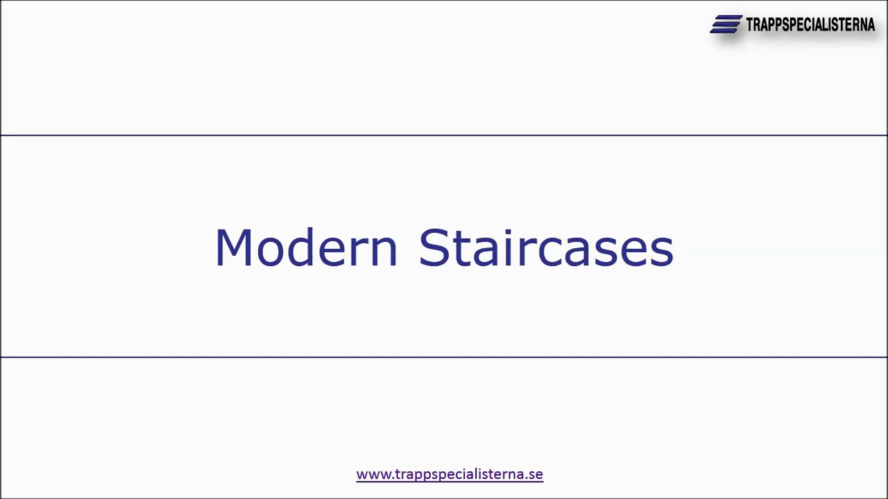 Get the Modern Staircase Designed at Trappspecialisterna