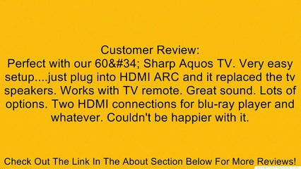 Sharp HT-SB40 High Power SoundBar and Wireless Subwoofer Review