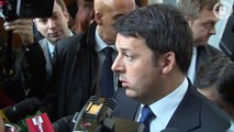 Strasburgo - Dichiarazioni alla stampa di Renzi (25.11.14)