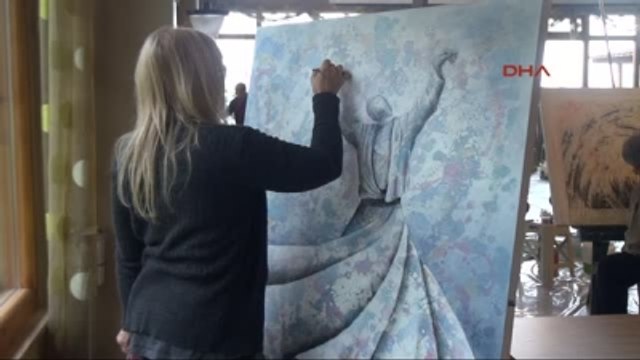 Bolu'nun Güzelliklerini Tuvale Yansıtıyor