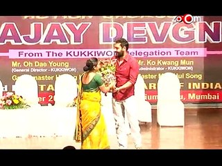 Ajay Devgan awarded for martial arts!