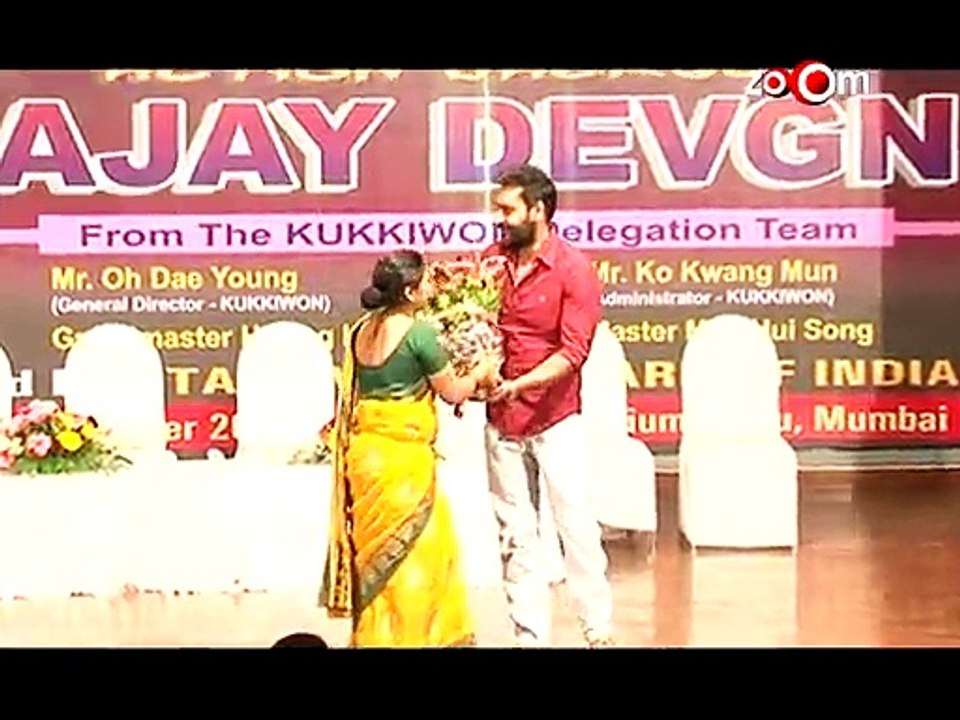 Ajay Devgan awarded for martial arts!