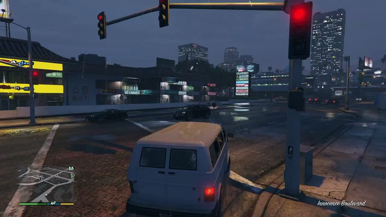 GAMEPLAY Grand Theft Auto V %28GTA 5%29- Visita al parque de Atracciones %28Roller Coaster%29