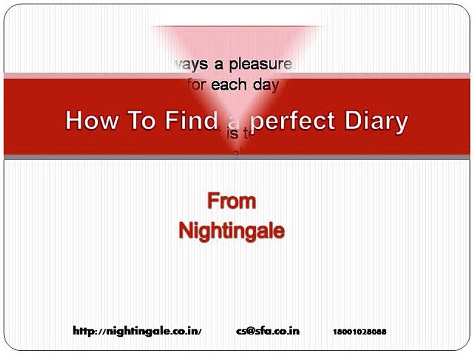 How To Choose a Perfect Diary