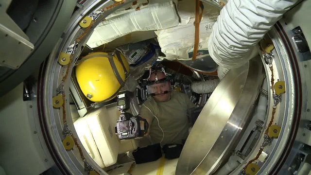 Selfie dans l'espace