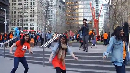 Violinder Singh at Flash Mob in NYC