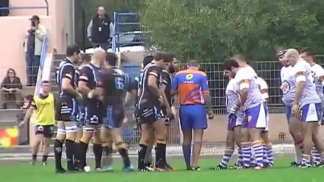 Bagarre générale entre Le Boulou et Salanque Côte Radieuse