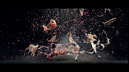 Ağır Çekimde Yiyecekleri Patlatmak