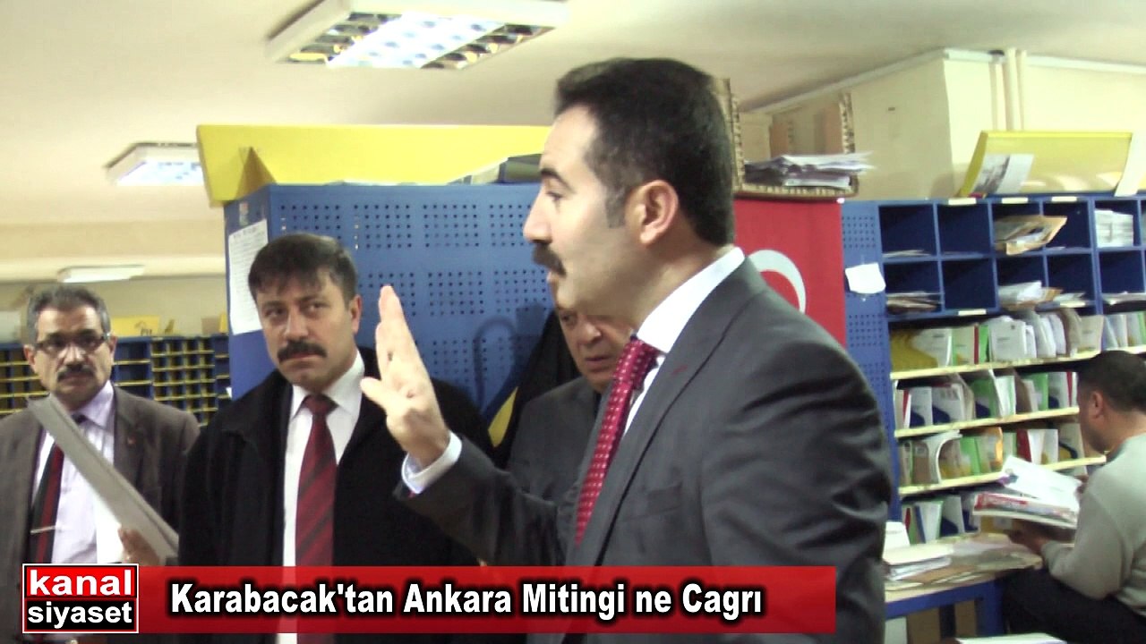 Karabacak'tan Ankara Mitinge Cagru