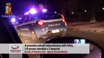 Al Prenestino controlli antiprostituzione della Polizia, 120 persone controllate e 2 denunciati