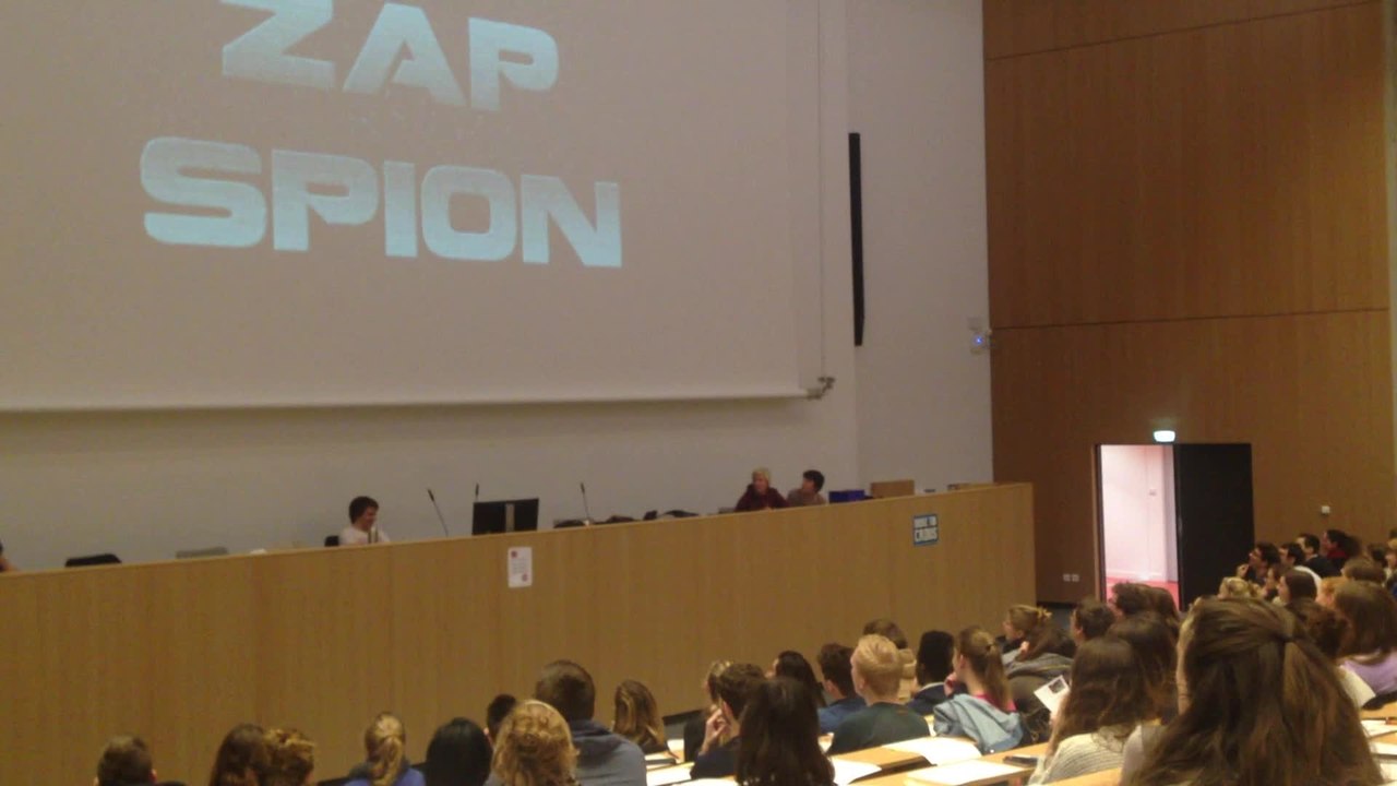 Le Zap devant 1000 personnes en cours de médecine