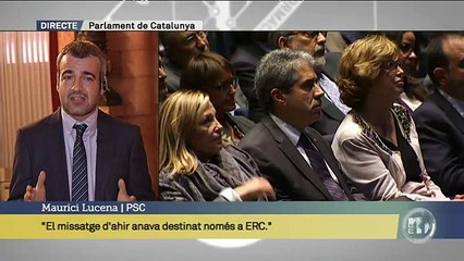 TV3 - Els Matins - Maurici Lucena: "El missatge de Mas anava destinat només a ERC"