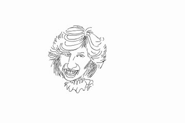 Clean Line Morphing Human-Animal