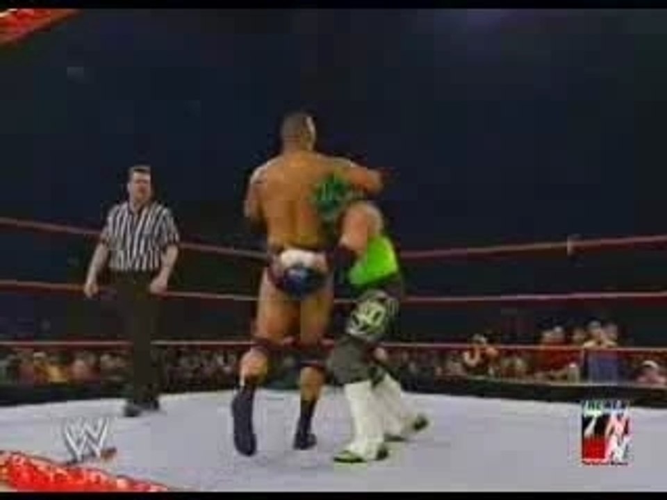 WWE - Hurricane Chokeslams The Rock