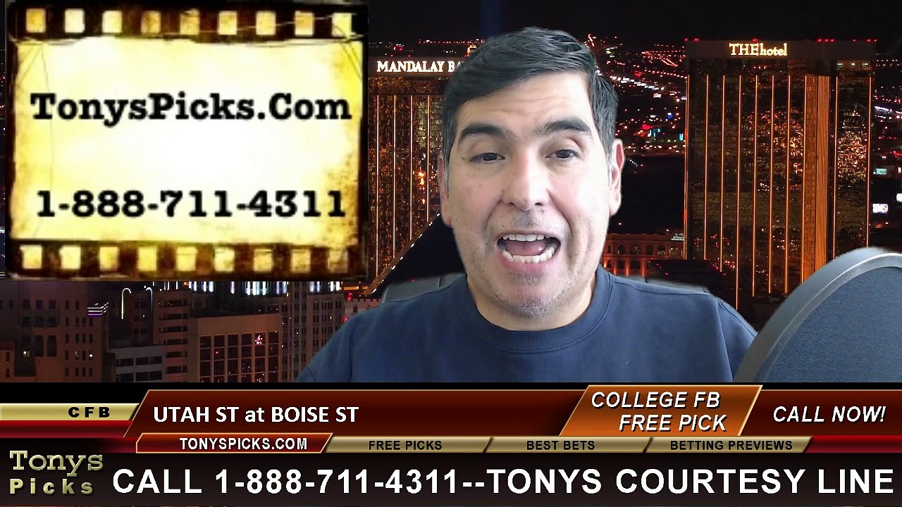 Boise St Broncos vs. Utah St Aggies Free Pick Prediction NCAA College Football Odds Preview 11-29-2014