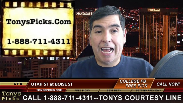 Boise St Broncos vs. Utah St Aggies Free Pick Prediction NCAA College Football Odds Preview 11-29-2014