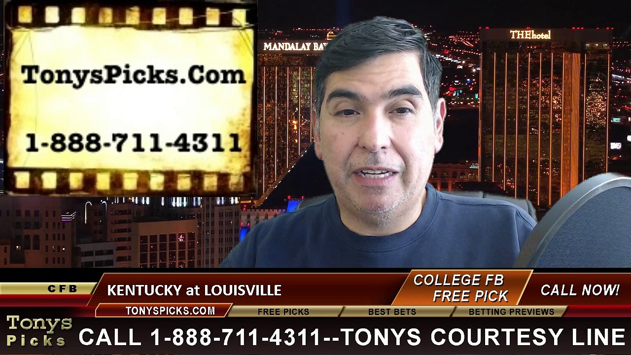 Louisville Cardinals vs. Kentucky Wildcats Free Pick Prediction NCAA College Football Odds Preview 11-29-2014