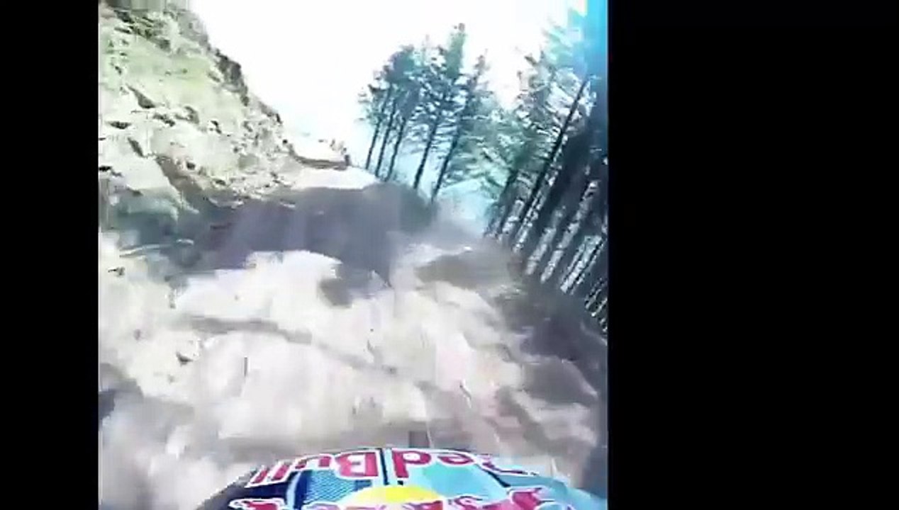 Double chute en motocross