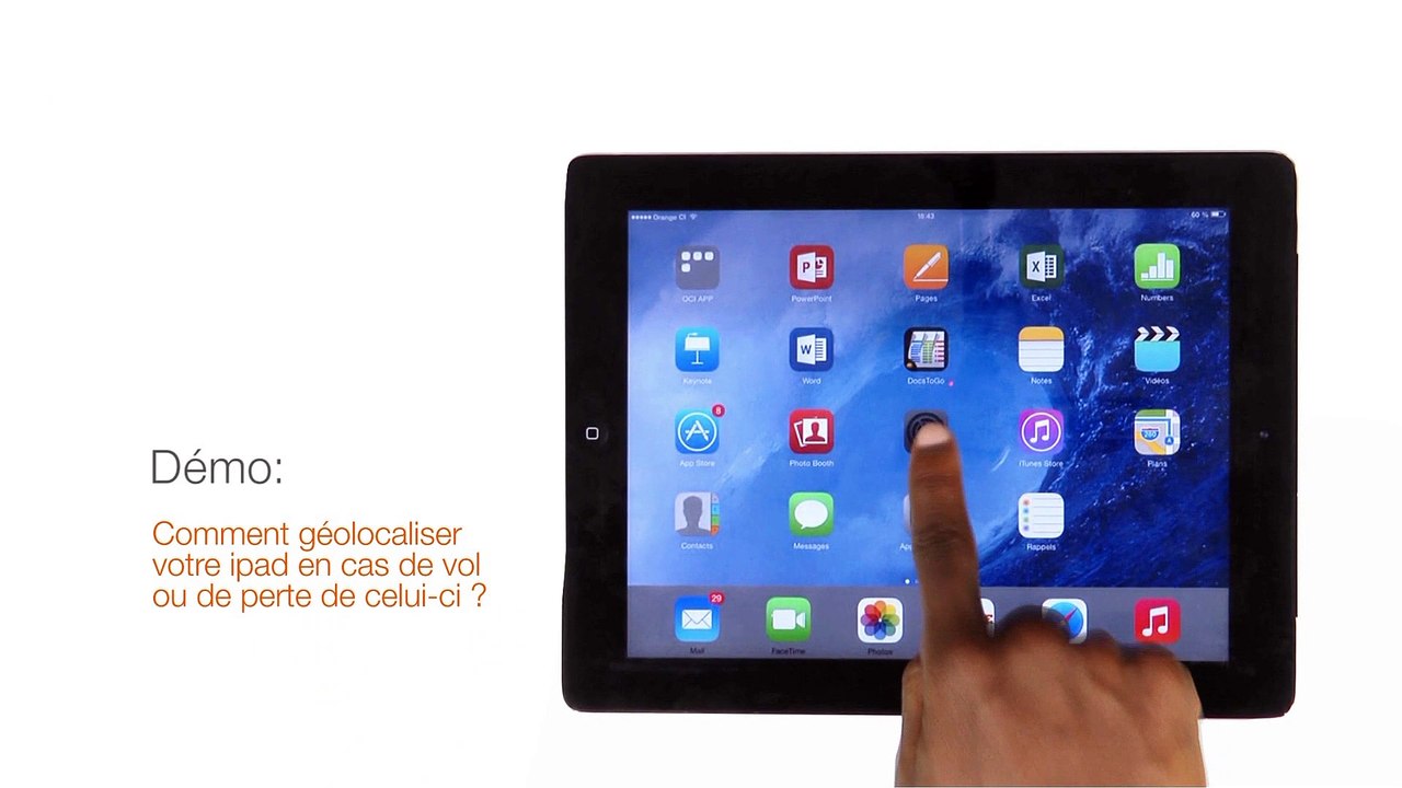 comment geolocaliser votre ipad en cas de vol ou de perte de celui ci
