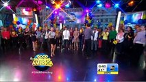 Janel Parrish & Valentin Chmerkovskiy - Samba on Good Morning America