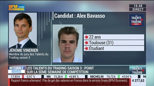 Les Talents du Trading, saison 3: Sylvain Mouilhaud et Jérôme Vinerier, dans Intégrale Bourse - 26/11