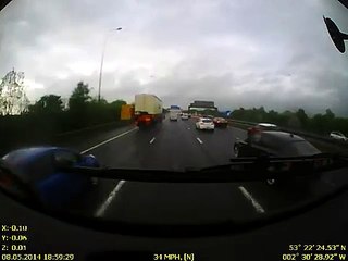 Smart Witness dash cam captures dozy driver