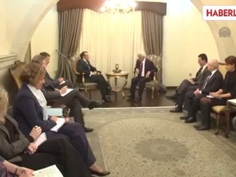 Eroğlu, BM Genel Sekreteri'nin Kıbrıs Özel Danışmanı Eide ile Görüştü