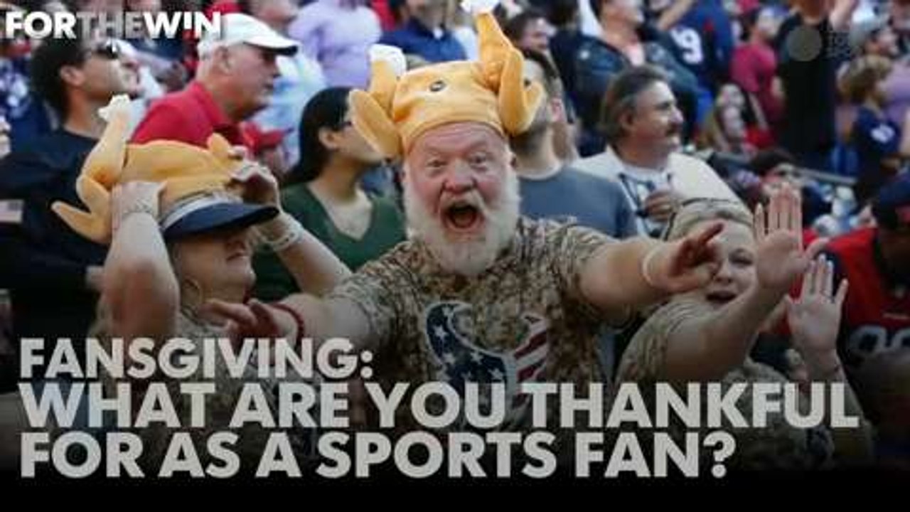 What sports fans are thankful for this year