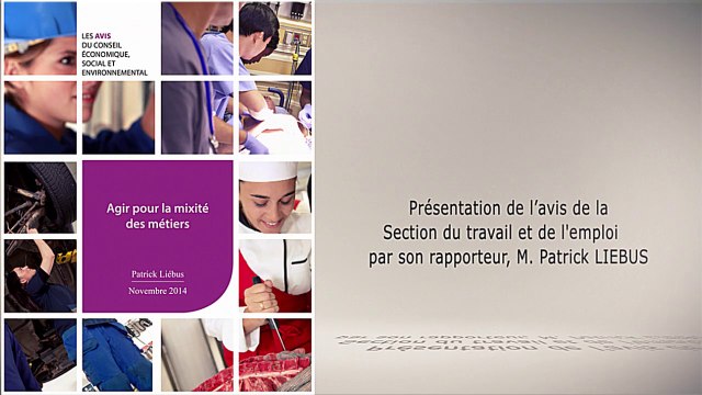 Agir pour la mixité des métiers - cese