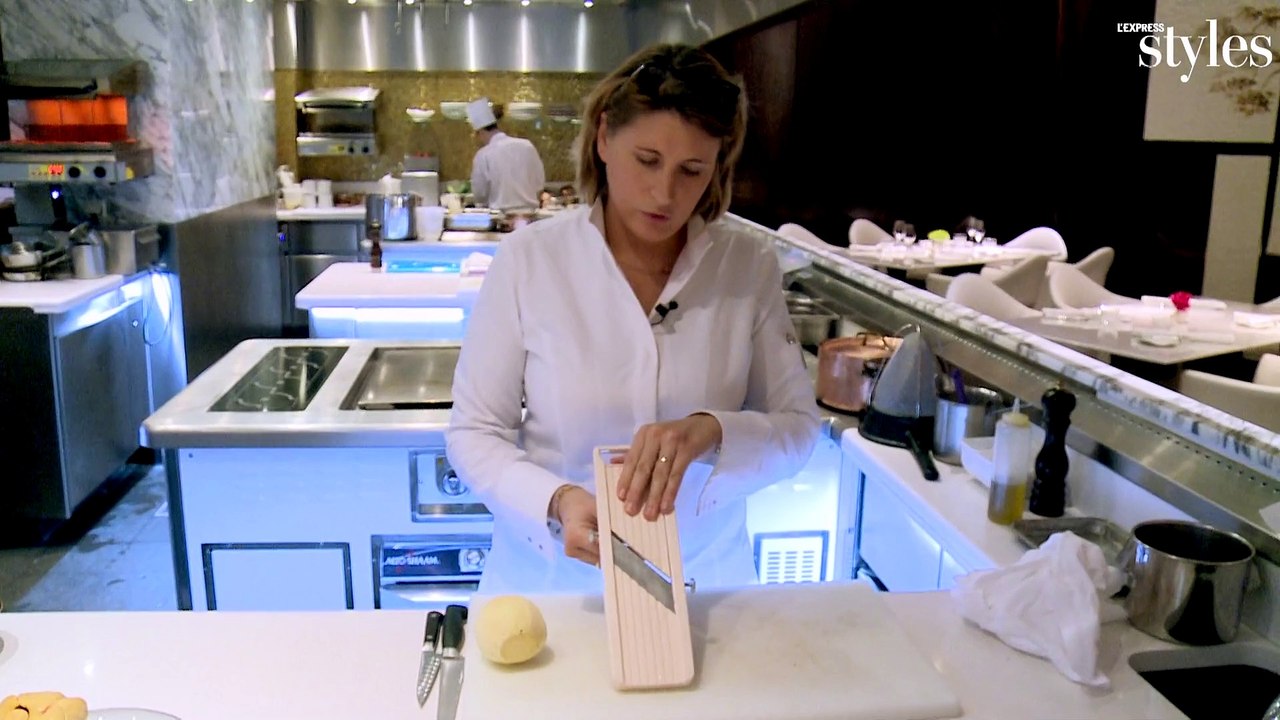 Recette de foie gras des Landes, bouillon de crevettes grises de Stéphanie Le Quellec