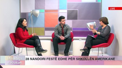 MBASDITJA n'RROKUM - 28 Nandori festë edhe për shkollën amerikane (26. 11. 2014)