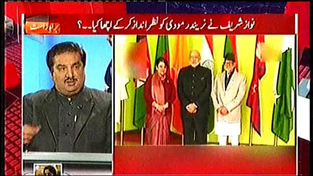 PM nawaz Sharif VS PM Narendra modi ''Live with hamid mir