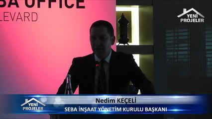 Seba İnşaat Yön. Kur. Baş. Nedim Keçeli Seba Office Boulevard  Projesi Basın Toplantısı 25-11-2014