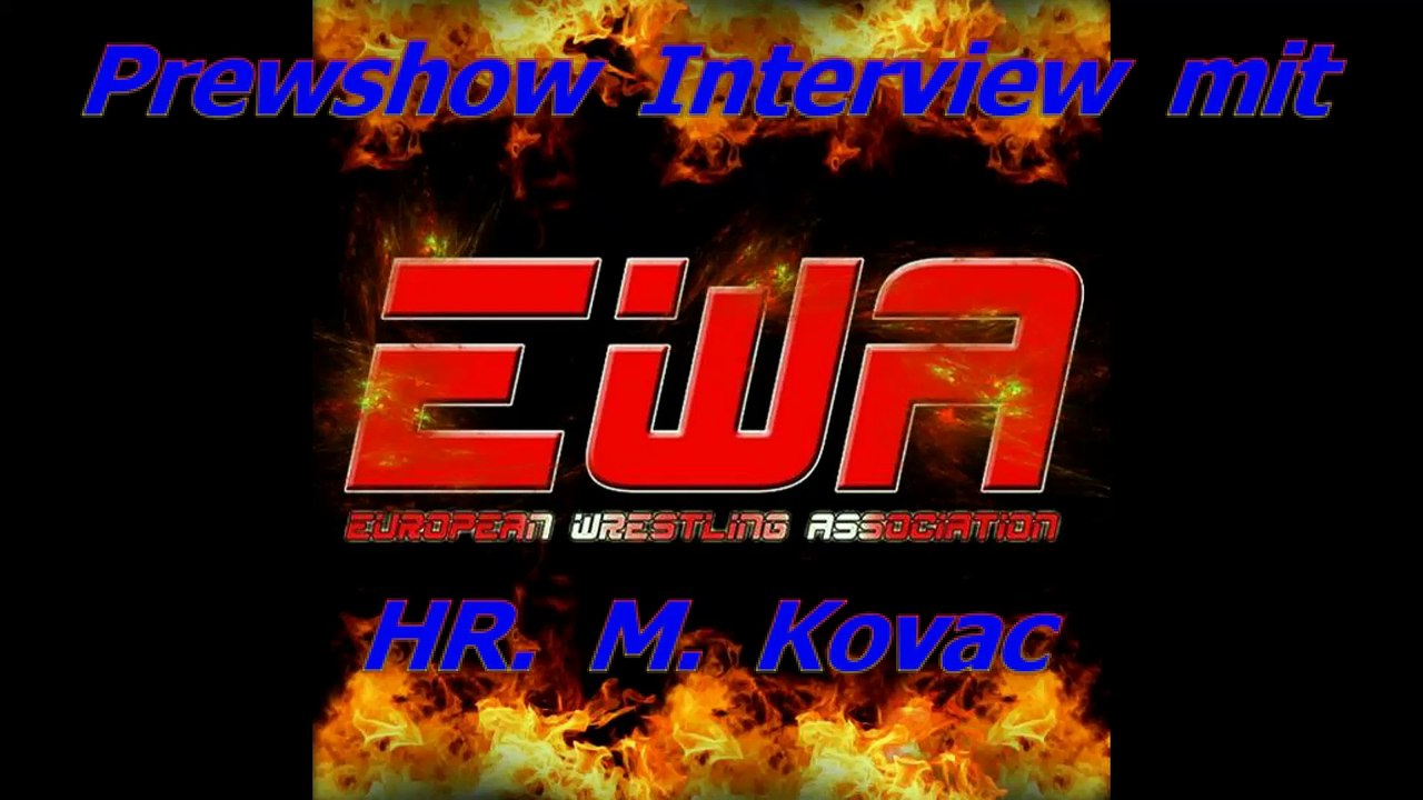 EWA Interview Pre show M Kovac