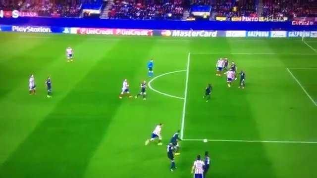 Raul garcia goal (1-0) HD - Atletico de Madrid vs Olympiakos - Champions Lwague 2014